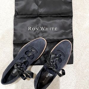 Ron White Lace-up Suede Loafer